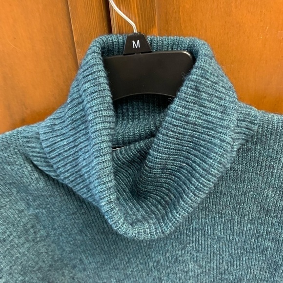 MADEWELL cowl neck knit sweater MED no material tag high low hem side slit 19pit - Picture 4 of 8
